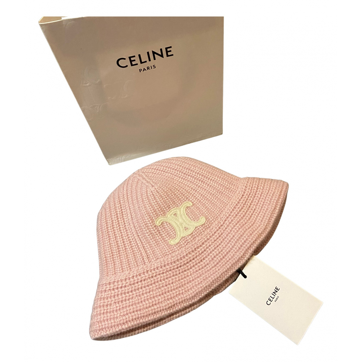 Cashmere hat Celine Pink size M 